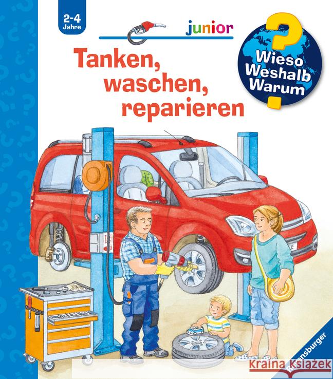 Tanken, waschen, reparieren Nahrgang, Frauke 9783473329793 Ravensburger Verlag - książka