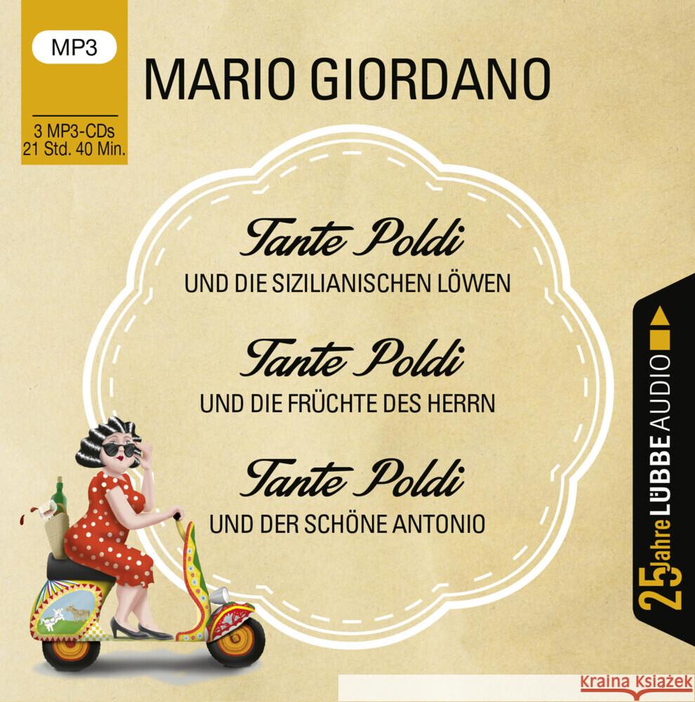 Tante Poldi 1-3, 3 Audio-CD, 3 MP3 Giordano, Mario 9783785783405 Bastei Lübbe - książka