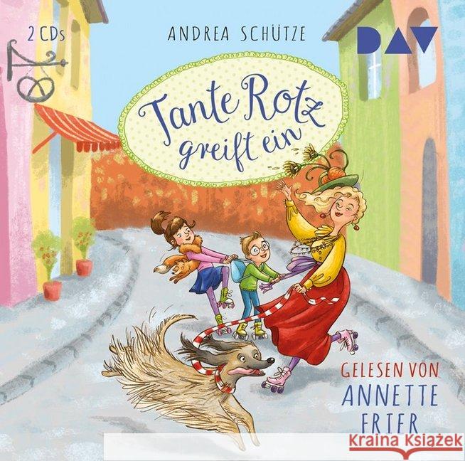 Tante Rotz greift ein, 2 Audio-CDs : Lesung mit Annette Frier, Lesung. CD Standard Audio Format Schütze, Andrea 9783742409959 Der Audio Verlag, DAV - książka