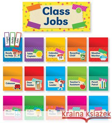 Tape It Up! Class Jobs Bulletin Board Scholastic 9781338127829 Scholastic Teaching Resources - książka