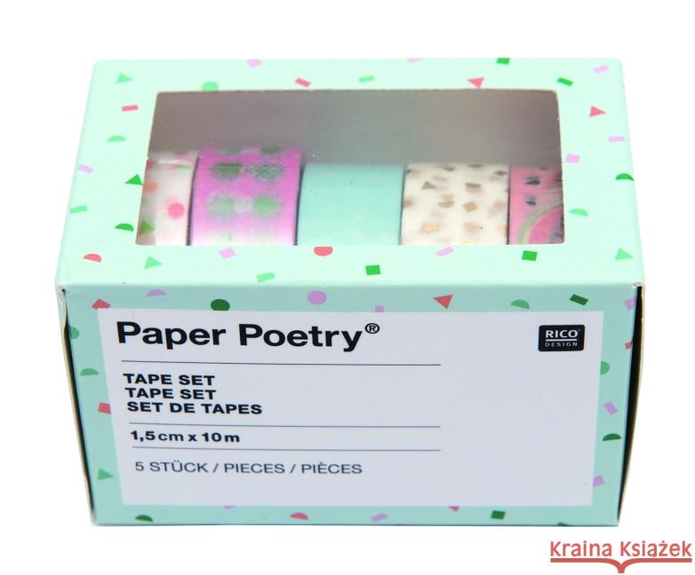 Tapeset Tropical Spring, Ananas, 5 Stück  4051271070014 RICO-Design tap - książka