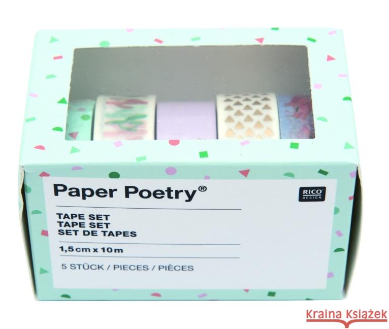 Tapeset Tropical Spring, Flamingo, 5 Stück  4051271070021 RICO-Design tap - książka