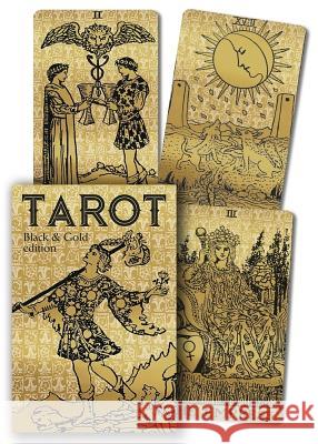 Tarot Black & Gold Edition Waite, Arthur Edward 9780738763439 Llewellyn Publications - książka