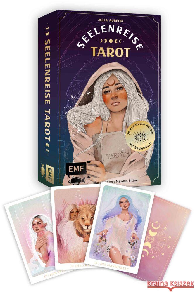 Tarot-Kartenset: Seelenreise Tarot Aurelia, Julia 9783745913521 EMF Edition Michael Fischer - książka