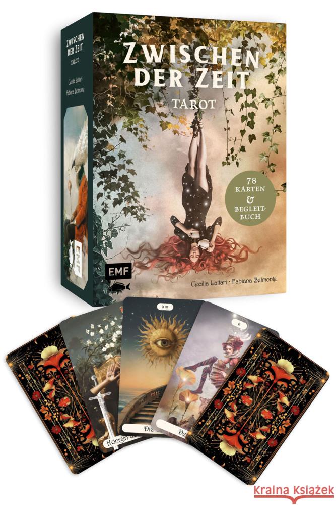 Tarot-Kartenset: Zwischen der Zeit Lattari, Cecilia 9783745925395 Edition Michael Fischer - książka
