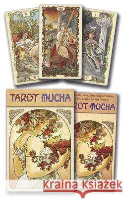 Tarot Mucha Lo Scarabeo 9780738745589 Llewellyn Publications - książka