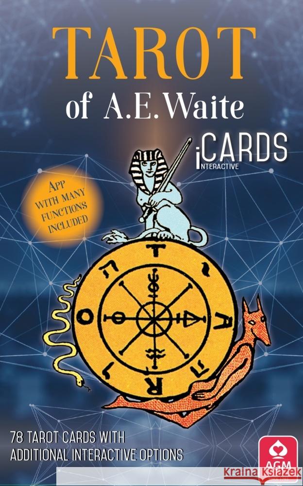 Tarot of A.E. Waite iCards (GB Edition), m. 1 Buch, m. 78 Beilage Waite, Arthur Edward, Banzhaf, Hajo, Christoph, Noemi 9783038194897 Königsfurt Urania - książka