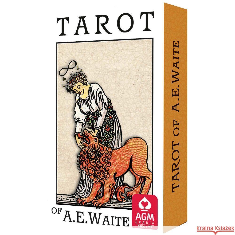 Tarot of A.E. Waite (Premium Edition, Pocket, GB), m. 1 Buch, m. 78 Beilage Waite, Arthur Edward 9783038194644 Königsfurt Urania - książka