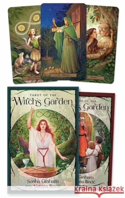 Tarot of the Witch's Garden Sasha Graham Natasa Ilincic 9780738768526 Llewellyn Publications - książka