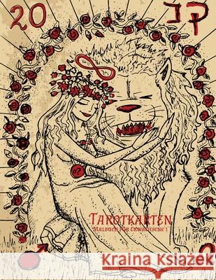 Tarotkarten-Malbuch für Erwachsene 1 Nick Snels 9781530349494 Createspace Independent Publishing Platform - książka