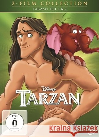 Tarzan 1+2, 2 DVDs : Disney Classics + 2. Teil  8717418532444 Walt Disney Studios Home Entertainment - książka