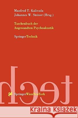 Taschenbuch Der Angewandten Psychoakustik Kalivoda, Manfred T. 9783211831311 Springer - książka