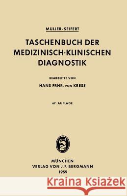 Taschenbuch Der Medizinisch-Klinischen Diagnostik Friedrich Muller Otto Seifert 9783642493911 Springer - książka