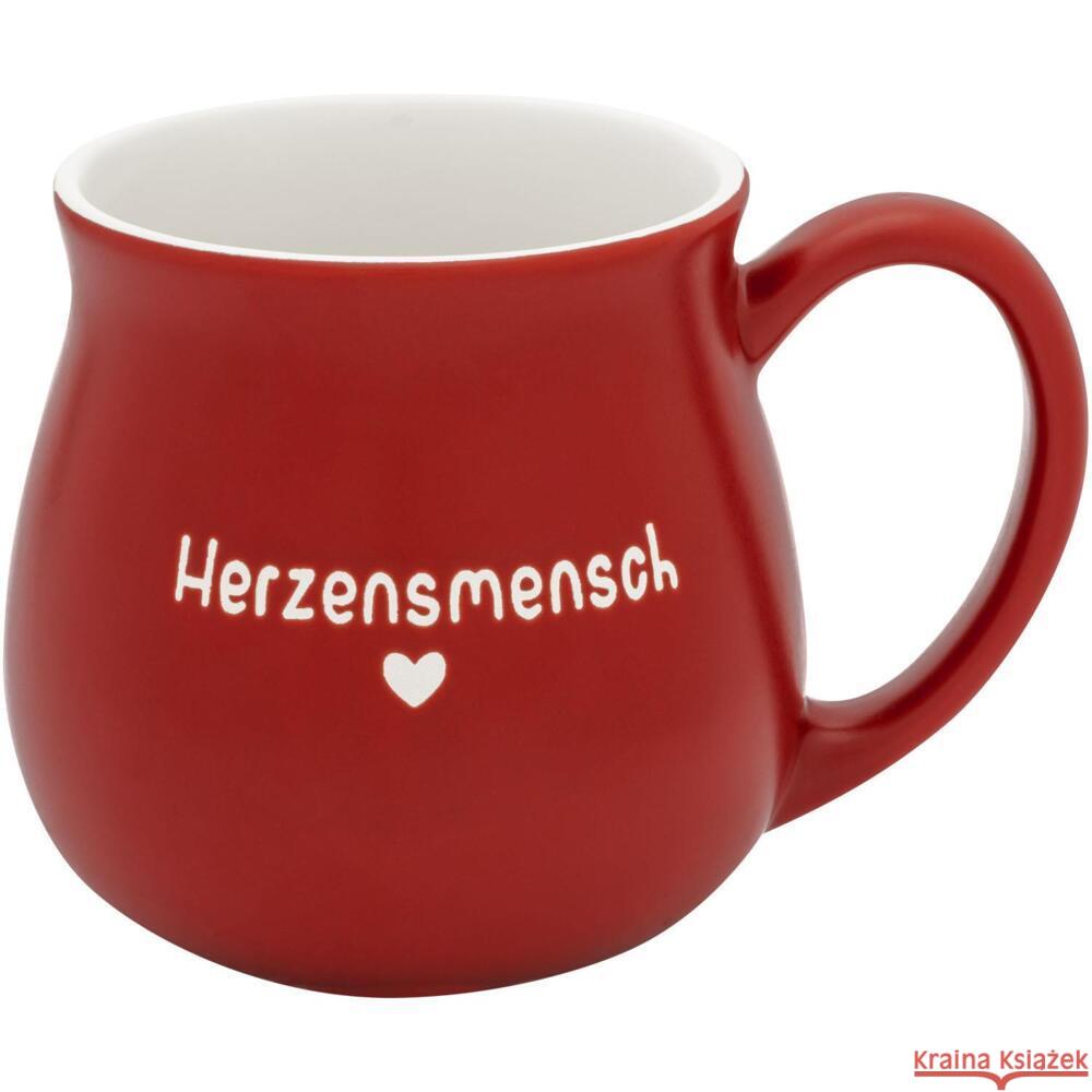 Tasse bauchig graviert HERZENSMENSCH  4036018746360 Gruss & Co - książka