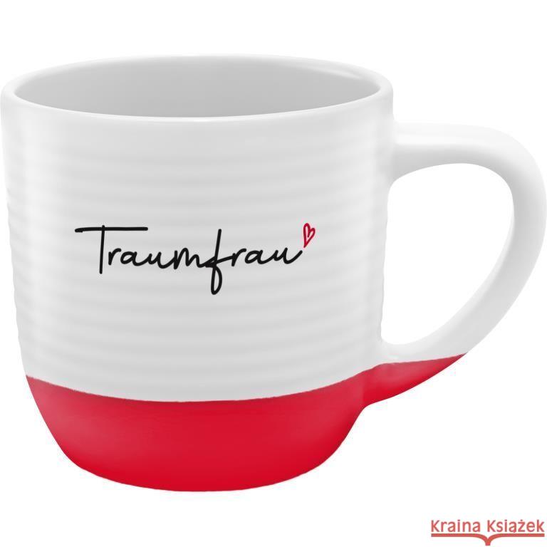 Tasse mit Rillen Motiv Traumfrau  4036018489908 sheepworld - książka