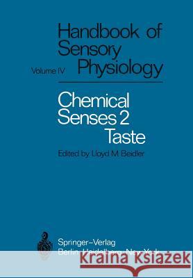 Taste Lloyd M. Beidler 9783642652479 Springer - książka