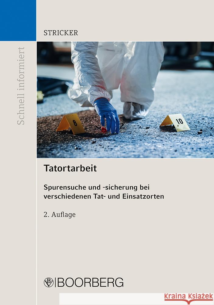 Tatortarbeit Stricker, Johannes 9783415074538 Boorberg - książka