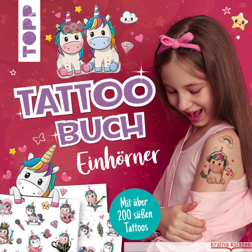 Tattoobuch Einhörner frechverlag 9783735890795 Frech - książka