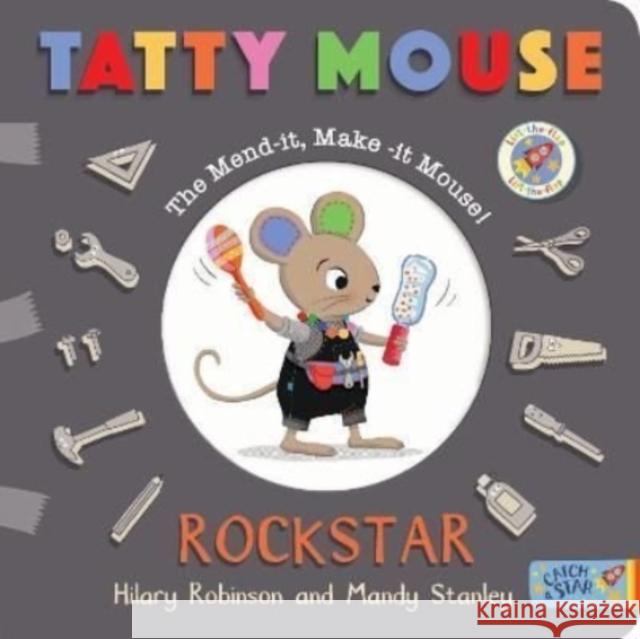 Tatty Mouse Rock Star Hilary Robinson 9781913639914 New Frontier Publishing - książka
