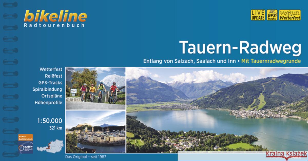 Tauern Radweg: 2021    9783850009935 Verlag Esterbauer - książka