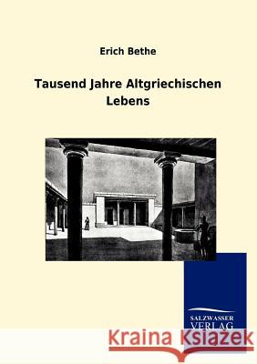 Tausend Jahre Altgriechischen Lebens  9783864447488 Salzwasser-Verlag - książka