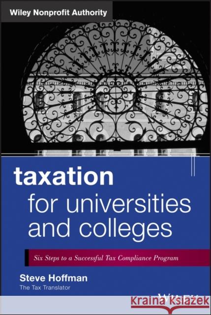 Taxation for Universities Hoffman, Steve 9781118541524  - książka