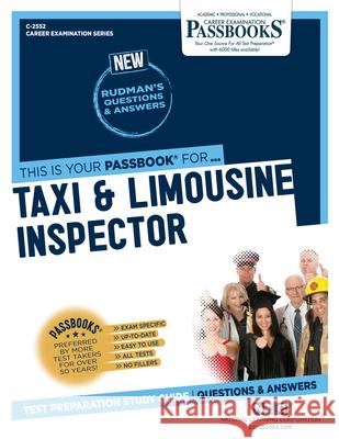 Taxi and Limousine Inspector National Learning Corporation 9781731825520 Passbooks - książka