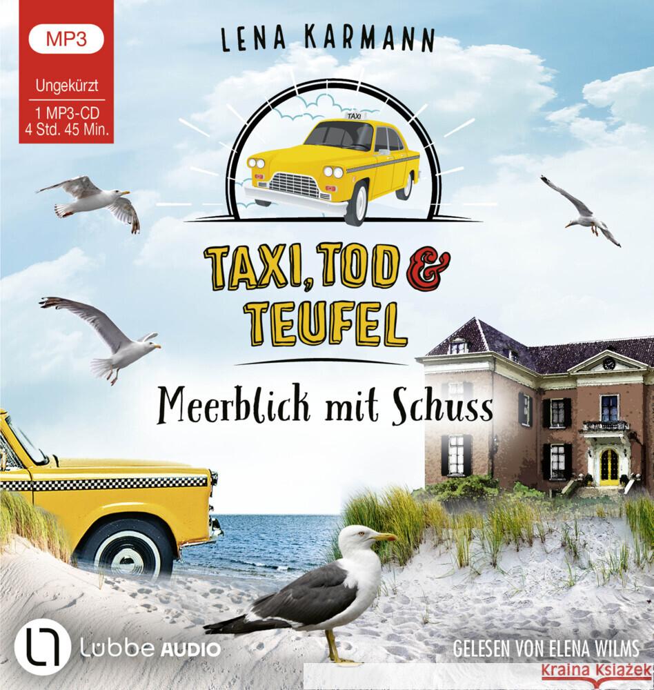 Taxi, Tod und Teufel - Meerblick mit Schuss, 1 Audio-CD, 1 MP3 Karmann, Lena 9783785786703 Bastei Lübbe - książka
