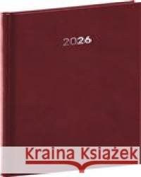 Týdenní diář Balakon 2026, bordó  8595689358051 Presco Group - książka