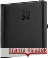 Týdenní diář Diamante 2026, černý  8595689358532 Presco Group - książka