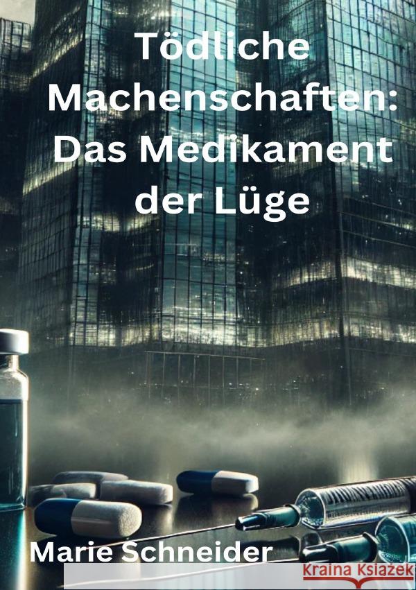 Tödliche Machenschaften: Das Medikament der Lüge Schneider, Marie 9783818736958 epubli - książka