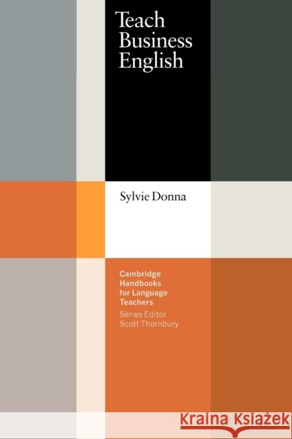 Teach Business English Sylvie Donna 9780521585576  - książka