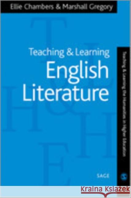 Teaching and Learning English Literature Ellie Chambers Marshall Gregory 9780761941712 Sage Publications - książka