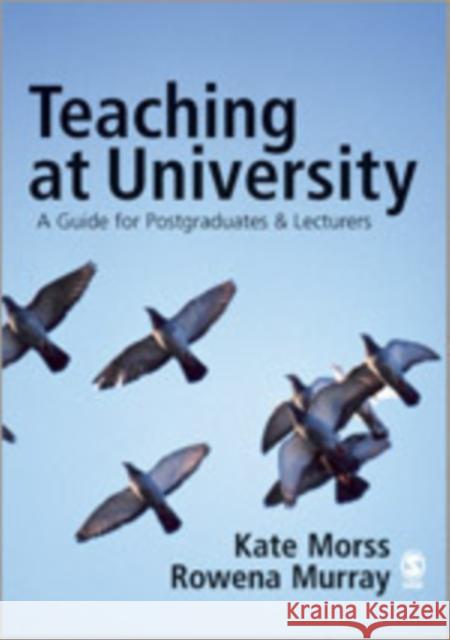 Teaching at University: A Guide for Postgraduates and Researchers Morss, Kate 9781412902960 Sage Publications - książka