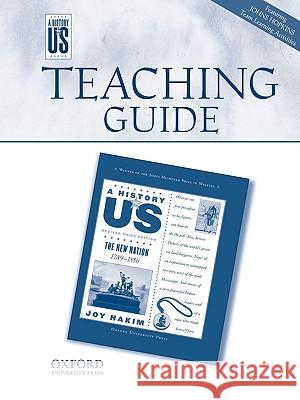 Teaching Guide to New Nation Grade 5 Rev 3E HOFUS Hakim, Joy 9780195188806 Oxford University Press - książka