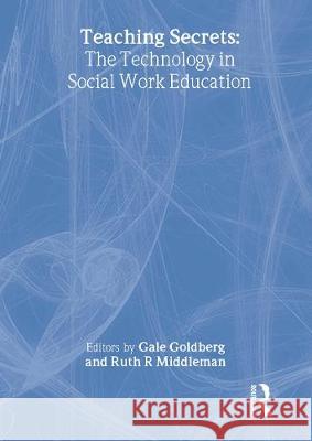 Teaching Secrets: The Technology in Social Work Education Middleman, Ruth 9781560242130 Haworth Press - książka