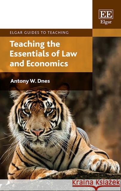 Teaching the Essentials of Law and Economics Antony W. Dnes   9781788977739 Edward Elgar Publishing Ltd - książka