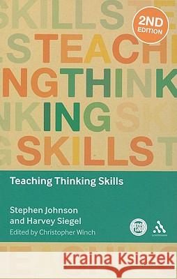 Teaching Thinking Skills Christopher Winch 9781441186560  - książka