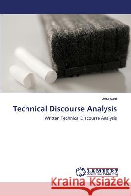 Technical Discourse Analysis  9783659350788 LAP Lambert Academic Publishing - książka
