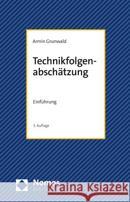 Technikfolgenabschätzung Grunwald, Armin 9783848784981 Nomos - książka