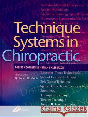 Technique Systems in Chiropractic Robert Cooperstein Brian J. Gleberzon Cooperstein 9780443074134 Churchill Livingstone - książka