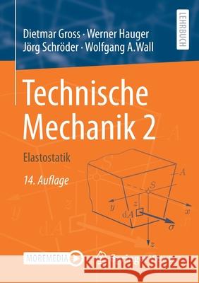 Technische Mechanik 2: Elastostatik Gross, Dietmar 9783662618615 Springer Vieweg - książka