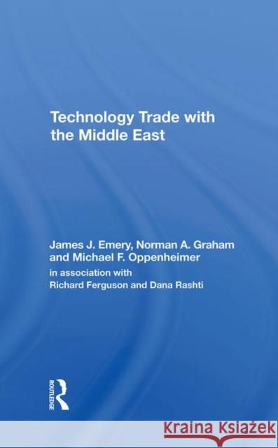 Technology Trade with the Middle East Emery, James J. 9780367289720 Taylor and Francis - książka