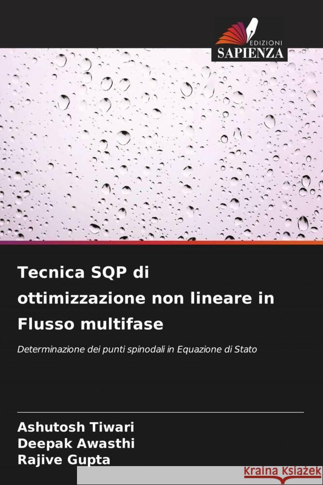 Tecnica SQP di ottimizzazione non lineare in Flusso multifase Tiwari, Ashutosh, Awasthi, Deepak, Gupta, Rajive 9786204874418 Edizioni Sapienza - książka