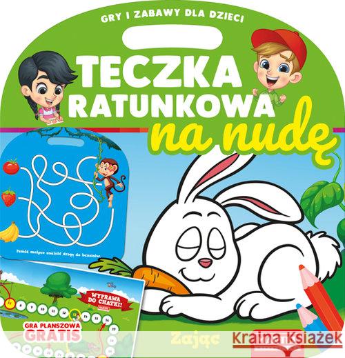 Teczka ratunkowa na nudę - zając Adam Gdula 9788366753105 Martel - książka
