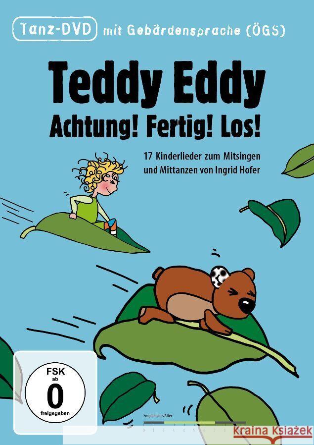 Teddy Eddy - Achtung! Fertig! Los!, 1 DVD : Tanz DVD mit Gebärdensprache Hofer, Ingrid 9783903240179 edition v - książka