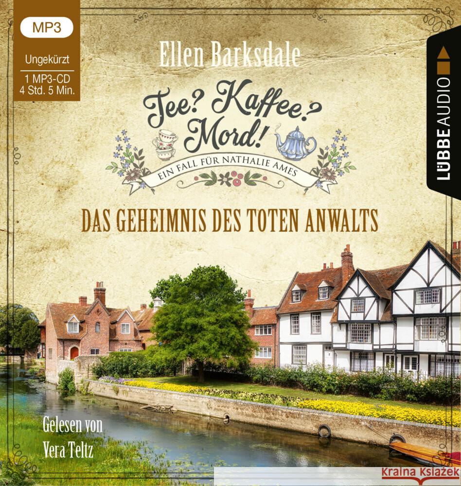 Tee? Kaffee? Mord! - Das Geheimnis des toten Anwalts, 1 Audio-CD, 1 MP3 Barksdale, Ellen 9783785784938 Bastei Lübbe - książka