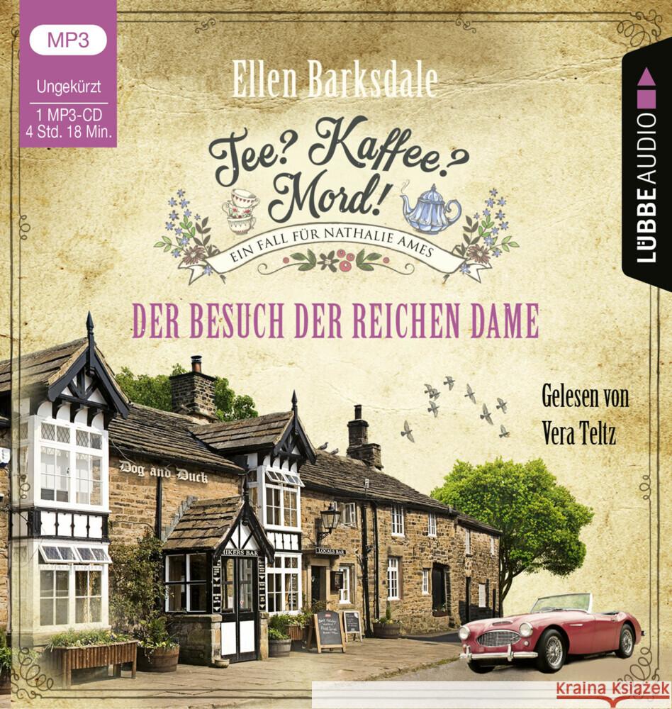 Tee? Kaffee? Mord! - Der Besuch der reichen Dame, 1 Audio-CD, 1 MP3 Barksdale, Ellen 9783785783740 Bastei Lübbe - książka