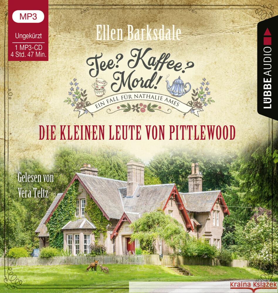 Tee? Kaffee? Mord! - Die kleinen Leute von Pittlewood, 1 Audio-CD, 1 MP3 Barksdale, Ellen 9783785783726 Bastei Lübbe - książka