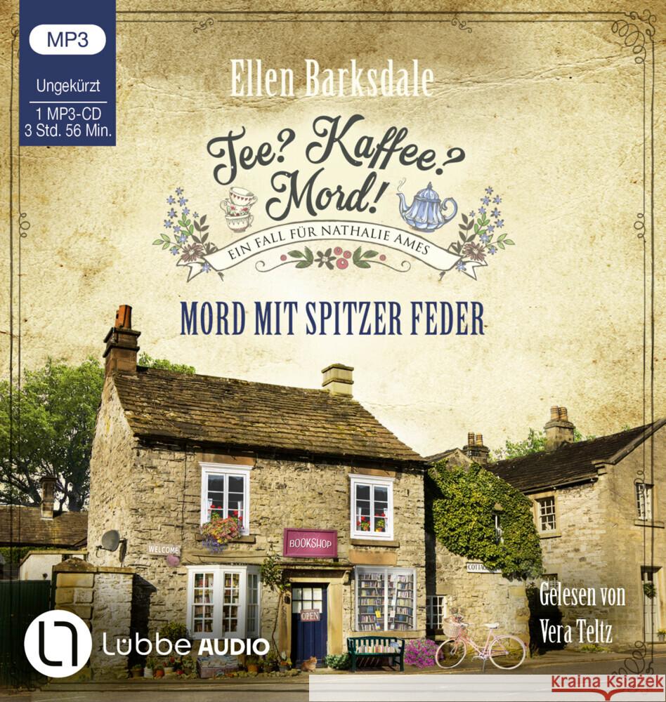 Tee? Kaffee? Mord! - Mord mit spitzer Feder, 1 Audio-CD, 1 MP3 Barksdale, Ellen 9783785785546 Bastei Lübbe - książka